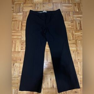 Black trousers lined